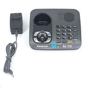 Panasonic DECT 6.0 Main Base KX-TG6441 & AC Power Adaptor PQLV219 TESTED & WORKS